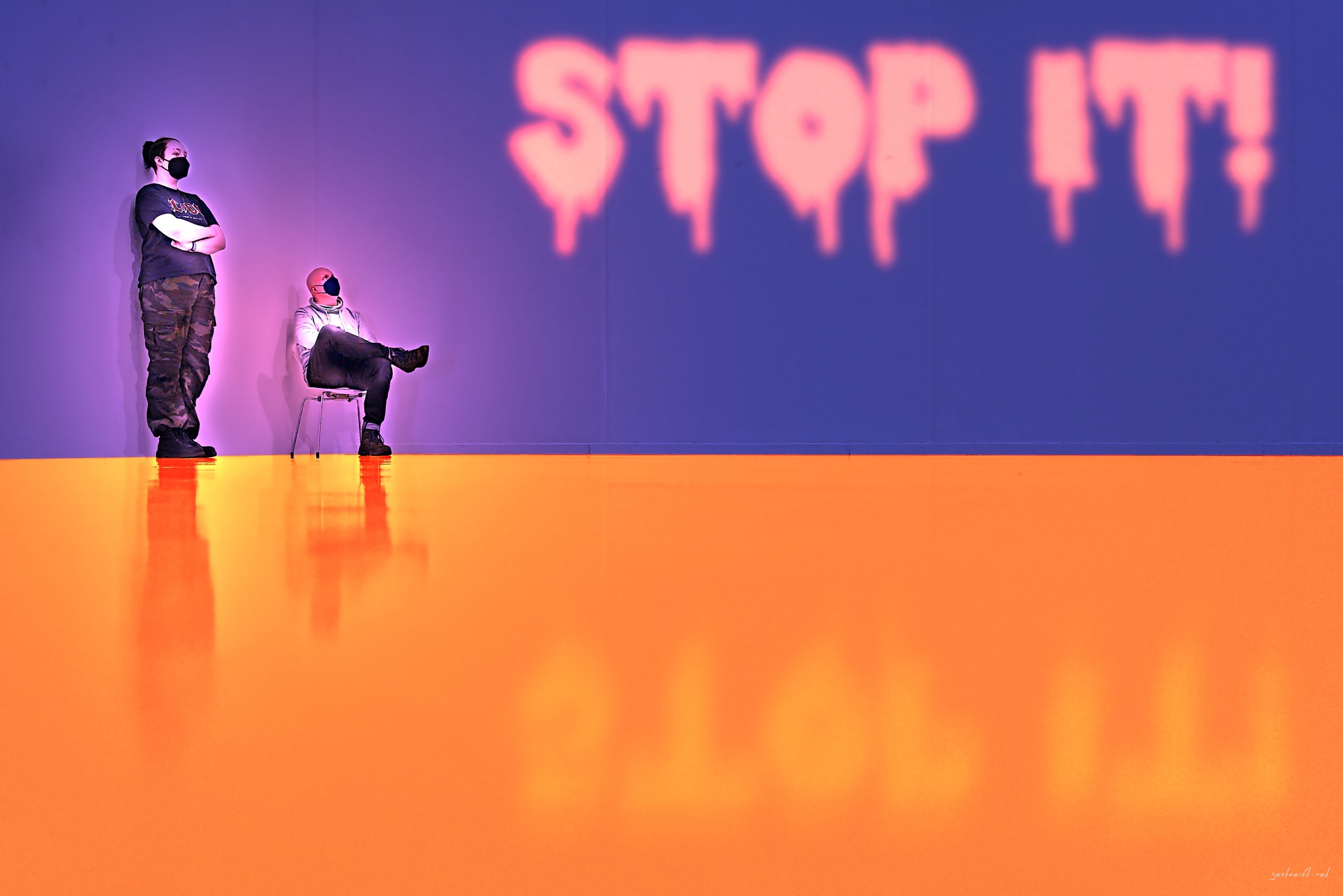 "Stop the war!"-version of Sprengel Museum